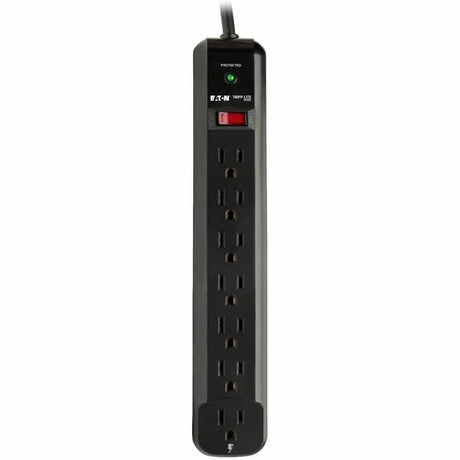 Eaton Tripp Lite Series Protect It! 7-Outlet Surge Protector, 12 ft. Cord, 1080 Joules, Diagnostic LED, Black Housing — TLP712B
