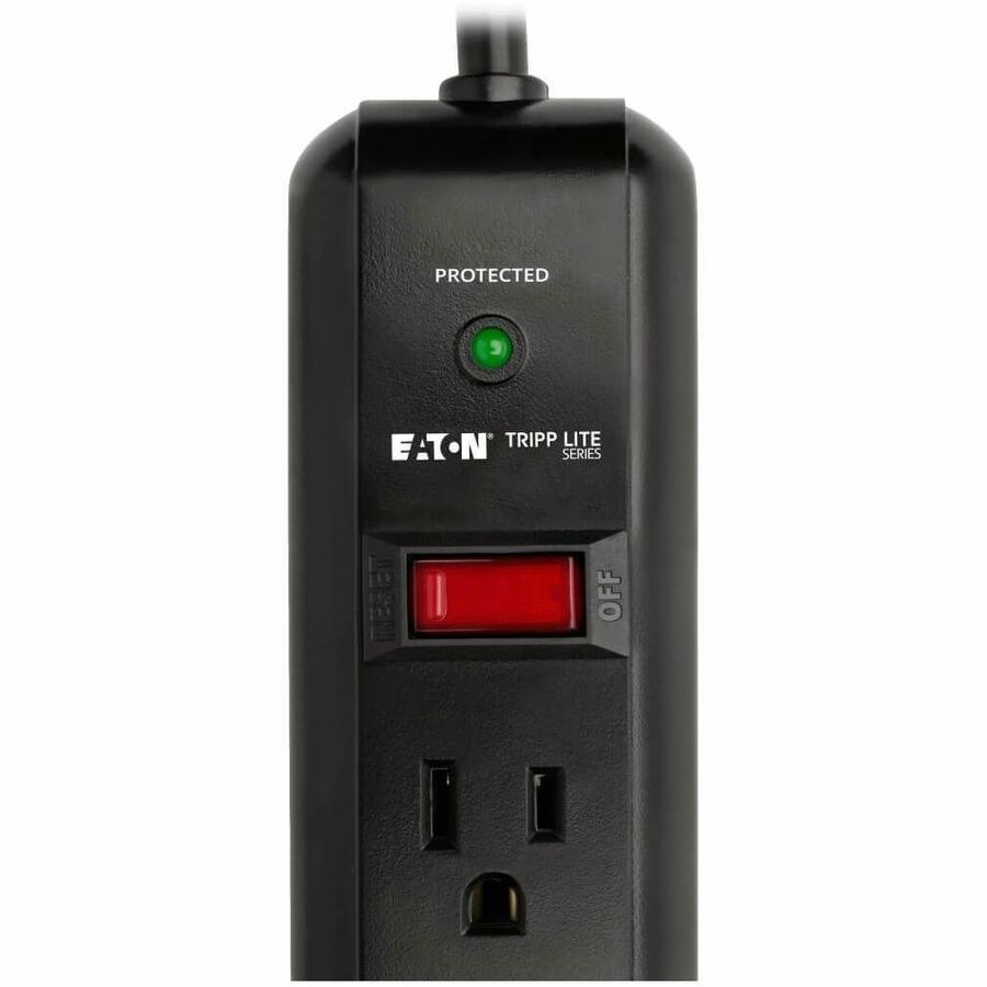 Eaton Tripp Lite Series Protect It! 7-Outlet Surge Protector, 12 ft. Cord, 1080 Joules, Diagnostic LED, Black Housing — TLP712B