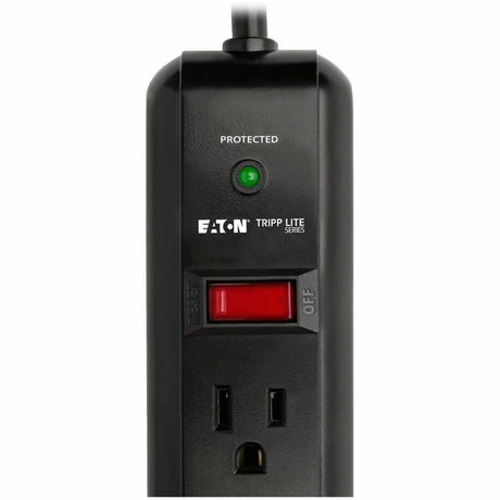 Eaton Tripp Lite Series Protect It! 7-Outlet Surge Protector, 12 ft. Cord, 1080 Joules, Diagnostic LED, Black Housing — TLP712B