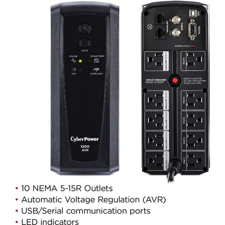 CyberPower CP1200AVR AVR UPS Systems — CP1200AVR