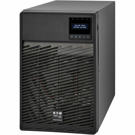 Eaton Tripp Lite Series SmartOnline 3000VA 2700W 120V Double-Conversion UPS - 5 Outlets, Extended Run, Network Card Option, LCD, USB, DB9, Tower — SU3000XLCD