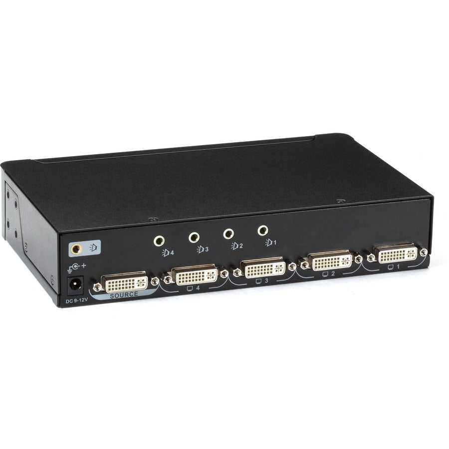 Black Box DVI-D Splitter with Audio and HDCP, 1 x 4 — AVSP-DVI1X4