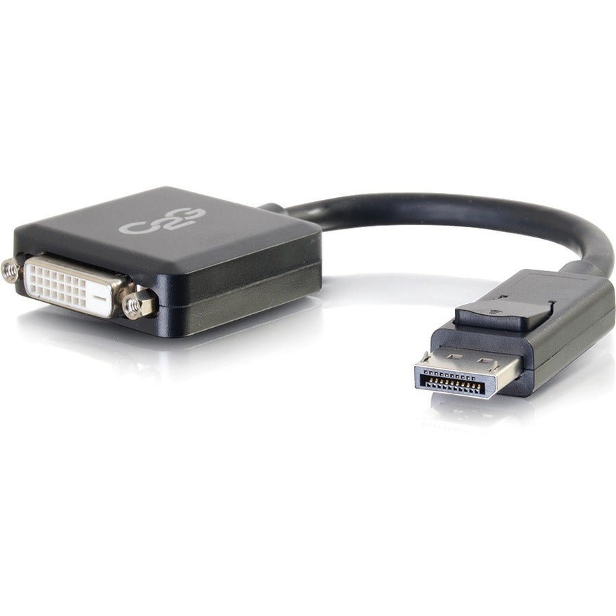 C2G 8in DisplayPort to DVI-D (Single-Link) Adapter Converter - M/F — 54321