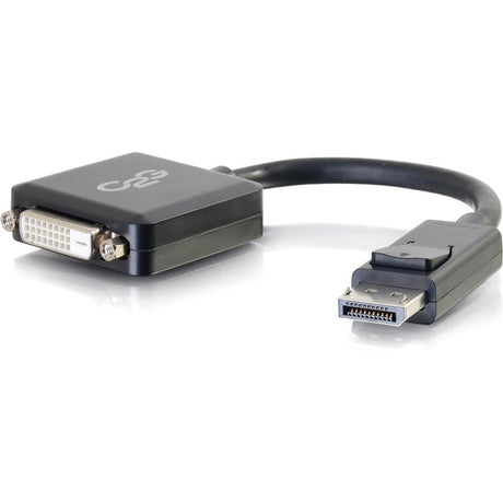 C2G 8in DisplayPort to DVI-D (Single-Link) Adapter Converter - M/F — 54321