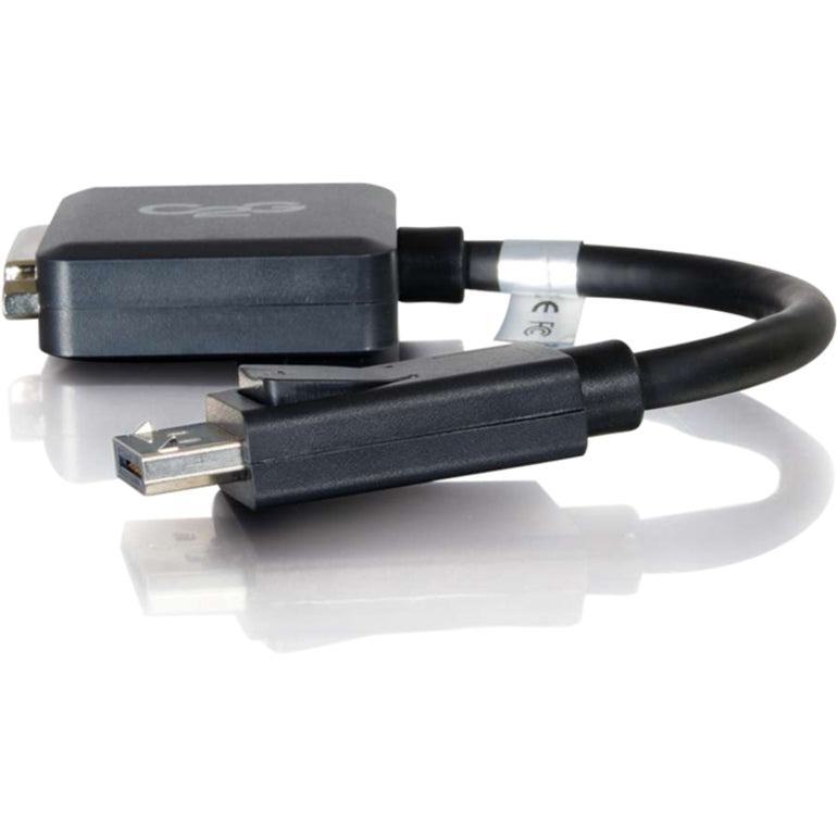 C2G 8in DisplayPort to DVI-D (Single-Link) Adapter Converter - M/F — 54321