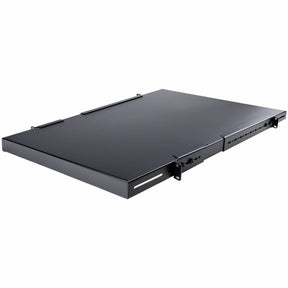 StarTech.com 1U 4-Post 19.5 to 38in Adjustable Mounting Depth Rack Mount Shelf - Heavy Duty Fixed Rack Shelf - 330 lb / 150kg - 27.5in Deep — ADJSHELFHD