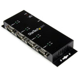 StarTech.com USB to Serial Adapter Hub? 4 Port? Industrial? Wall Mount? Din Rail? COM Port Retention â&acirc;?�" FTDI USB Serial — ICUSB2324I