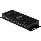 StarTech.com USB to Serial Adapter Hub? 4 Port? Industrial? Wall Mount? Din Rail? COM Port Retention â&acirc;?�" FTDI USB Serial — ICUSB2324I