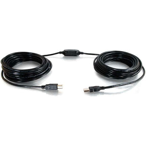 C2G 25ft USB Cable - USB A to USB B Cable - Active - Center Boost - M/M — 38989