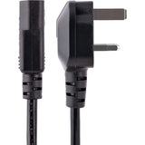 StarTech.com 6 ft Standard UK Computer Power Cord - Power cable - IEC 320 EN 60320 C13 (F) - BS 1363 (M) — PXT101UK