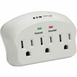 Eaton Tripp Lite Series Protect It! 3-Outlet Surge Protector, Direct Plug-In, 660 Joules, 2 Diagnostic LEDs — SK3-0