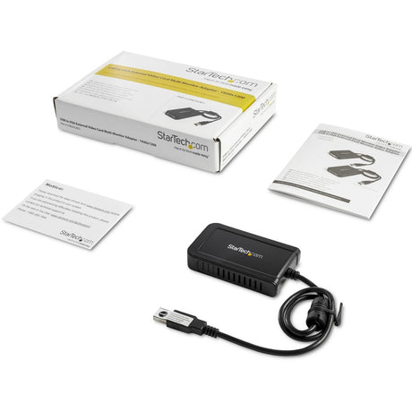 StarTech.com USB 2.0 to VGA Adapter, USB to VGA Monitor Converter for Windows, 1080p (no support for macOS/ChromeOS/Linux) - TAA — USB2VGAE3