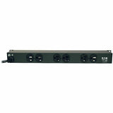 Eaton Tripp Lite Series 1U Rack-Mount Network Server Power Strip, 120V, 15A, 6-Outlet (Rear-Facing), 15 ft. (4.57 m) Cord — RS-0615-R