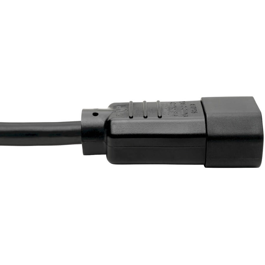 Eaton Tripp Lite Series Power Cord C14 to C15 - Heavy-Duty, 15A, 250V, 14 AWG, 10 ft. (3.05 m), Black — P018-010