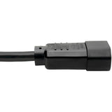 Eaton Tripp Lite Series Power Cord C14 to C15 - Heavy-Duty, 15A, 250V, 14 AWG, 10 ft. (3.05 m), Black — P018-010