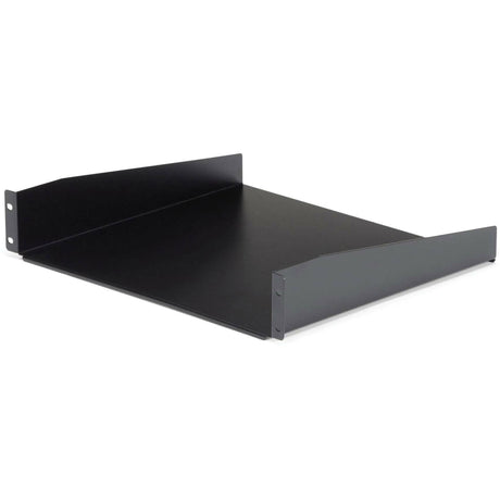 StarTech.com 2U Server Rack Cabinet Shelf - Fixed 16" Deep Cantilever Rackmount Tray for 19" Data/AV/Network Enclosure w/cage nuts, screws — CABSHELF