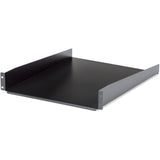 StarTech.com 2U Server Rack Cabinet Shelf - Fixed 22" Deep Cantilever Rackmount Tray for 19" Data/AV/Network Enclosure w/cage nuts, screws — CABSHELF22