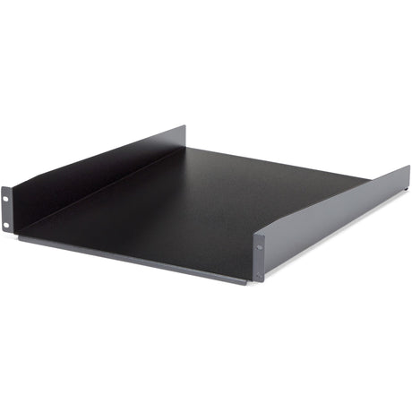 StarTech.com 2U Server Rack Cabinet Shelf - Fixed 22" Deep Cantilever Rackmount Tray for 19" Data/AV/Network Enclosure w/cage nuts, screws — CABSHELF22