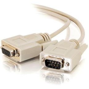 C2G 15ft DB9 M/F Extension Cable - Beige — 02713
