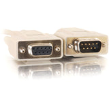 C2G 15ft DB9 M/F Extension Cable - Beige — 02713