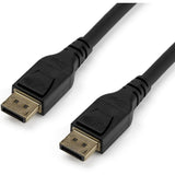 StarTech.com 3 m VESA Certified DisplayPort 1.4 Cable - 8K 60Hz HBR3 HDR - 10 ft Super UHD 4K 120Hz - DP to DP Video Monitor Cord M/M — DP14MM3M