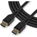 StarTech.com 3 m VESA Certified DisplayPort 1.4 Cable - 8K 60Hz HBR3 HDR - 10 ft Super UHD 4K 120Hz - DP to DP Video Monitor Cord M/M — DP14MM3M