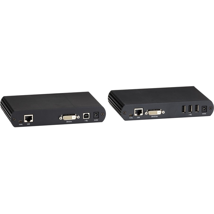 Black Box KVM Extender - DVI-D, USB 2.0, Single-Access, CATx — ACU1500A-R3