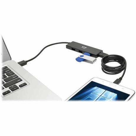 Eaton Tripp Lite Series 4-Port Ultra-Slim Portable USB 3.x (5Gbps) Hub — U360-004-SLIM
