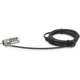 StarTech.com 6.5ft Laptop Cable Lock - 4 Digit Combination Anti-Theft Security Lock for K-Slot Desktop/Computer/Device -Vinyl Coated Steel — LTLOCK4D