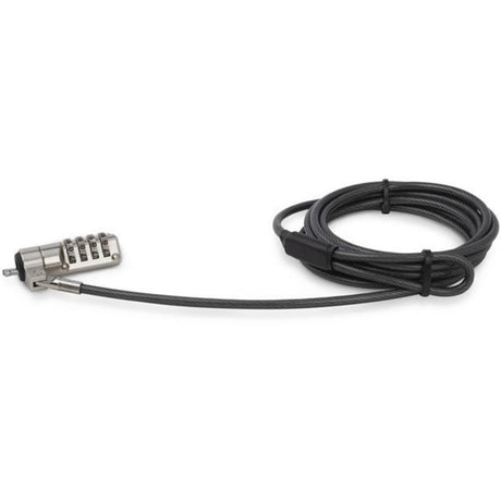 StarTech.com 6.5ft Laptop Cable Lock - 4 Digit Combination Anti-Theft Security Lock for K-Slot Desktop/Computer/Device -Vinyl Coated Steel — LTLOCK4D