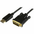 StarTech.com DisplayPort to DVI Converter Cable - DP to DVI Adapter - 3ft - 1920x1200 — DP2DVI2MM3