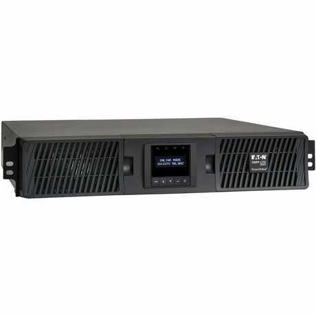 Eaton Tripp Lite Series SmartOnline 1000VA 900W 208/230V Double-Conversion UPS - 8 Outlets, Extended Run, Network Card Option, LCD, USB, DB9, 2U Rack/Tower — SUINT1000LCD2U