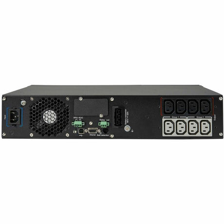Eaton Tripp Lite Series SmartOnline 1000VA 900W 208/230V Double-Conversion UPS - 8 Outlets, Extended Run, Network Card Option, LCD, USB, DB9, 2U Rack/Tower — SUINT1000LCD2U