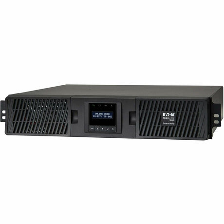 Eaton Tripp Lite Series SmartOnline 1000VA 900W 208/230V Double-Conversion UPS - 8 Outlets, Extended Run, Network Card Option, LCD, USB, DB9, 2U Rack/Tower — SUINT1000LCD2U