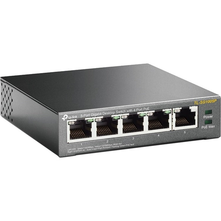 TP-Link TL-SG1005P - 5-Port Gigabit PoE Switch — TL-SG1005P