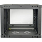 Eaton Tripp Lite Series SmartRack 9U Low-Profile Switch-Depth Wall-Mount Mini Rack Enclosure, Clear Acrylic Window — SRW9UG