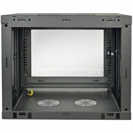 Eaton Tripp Lite Series SmartRack 9U Low-Profile Switch-Depth Wall-Mount Mini Rack Enclosure, Clear Acrylic Window — SRW9UG