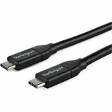 StarTech.com 1m 3 ft USB C to USB C Cable w/ 5A PD - M/M - USB 2.0 - USB-IF Certified - USB Type C Cable - USB C Charging Cable - USB C PD Cable — USB2C5C1M