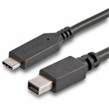 StarTech.com 6 ft. / 1.8 m USB-C to Mini DisplayPort Cable - 4K 60Hz - Black - USB 3.1 Type-C to Mini DP Adapter Cable - mDP Cable — CDP2MDPMM6B