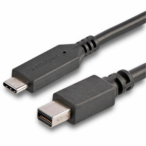 StarTech.com 6 ft. / 1.8 m USB-C to Mini DisplayPort Cable - 4K 60Hz - Black - USB 3.1 Type-C to Mini DP Adapter Cable - mDP Cable — CDP2MDPMM6B