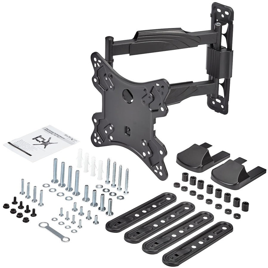 StarTech.com Full Motion TV Wall Mount for 32-55 inch VESA Display - Heavy Duty Articulating Adjustable Flat Screen TV Wall Mount Bracket — FPWARTB1M