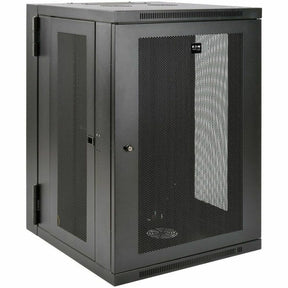 Eaton Tripp Lite Series SmartRack 18U UPS-Depth Wall-Mount Half-Height Rack Enclosure, Hinged Back — SRW18USDP