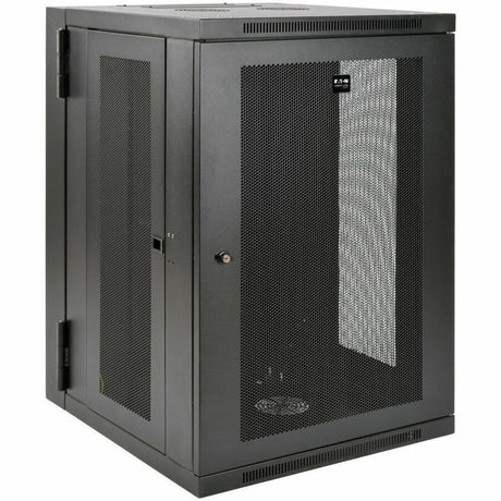 Eaton Tripp Lite Series SmartRack 18U UPS-Depth Wall-Mount Half-Height Rack Enclosure, Hinged Back — SRW18USDP