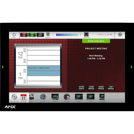 AMX 10.1" Modero G5 Wall Mount Touch Panel — FG5969-49BL