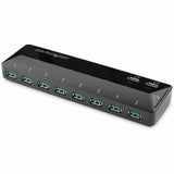StarTech.com 10-Port USB 3.0 Hub with Charge and Sync Ports - 2 x 1.5A Ports - Desktop USB Hub and Fast-Charging Station — ST103008U2C