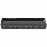 StarTech.com 10-Port USB 3.0 Hub with Charge and Sync Ports - 2 x 1.5A Ports - Desktop USB Hub and Fast-Charging Station — ST103008U2C
