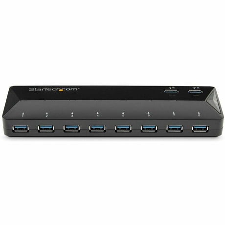 StarTech.com 10-Port USB 3.0 Hub with Charge and Sync Ports - 2 x 1.5A Ports - Desktop USB Hub and Fast-Charging Station — ST103008U2C