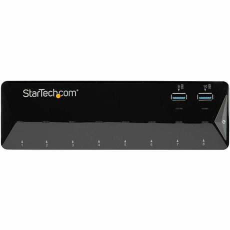 StarTech.com 10-Port USB 3.0 Hub with Charge and Sync Ports - 2 x 1.5A Ports - Desktop USB Hub and Fast-Charging Station — ST103008U2C