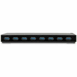 StarTech.com 10-Port USB 3.0 Hub with Charge and Sync Ports - 2 x 1.5A Ports - Desktop USB Hub and Fast-Charging Station — ST103008U2C