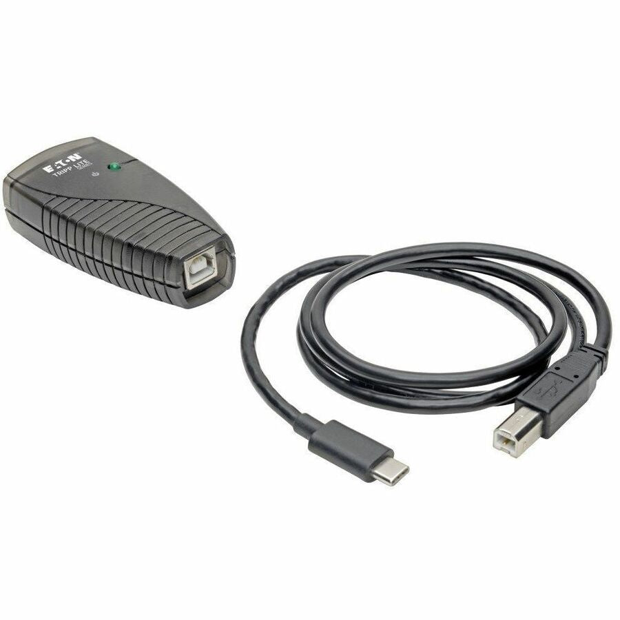 Eaton Tripp Lite Series USB-C to Serial DB9 RS232 Adapter Cable - 3 ft. (0.91 m) Keyspan, High-Speed (M/M), TAA — USA-19HS-C